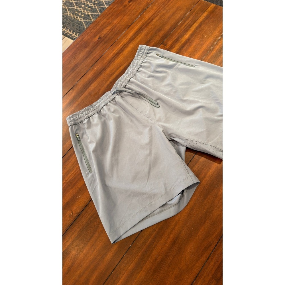LSKD Rep Short Mens XL Blue Grey Athletic Training Gym Shorts MAST0005 - Picture 7 of 16